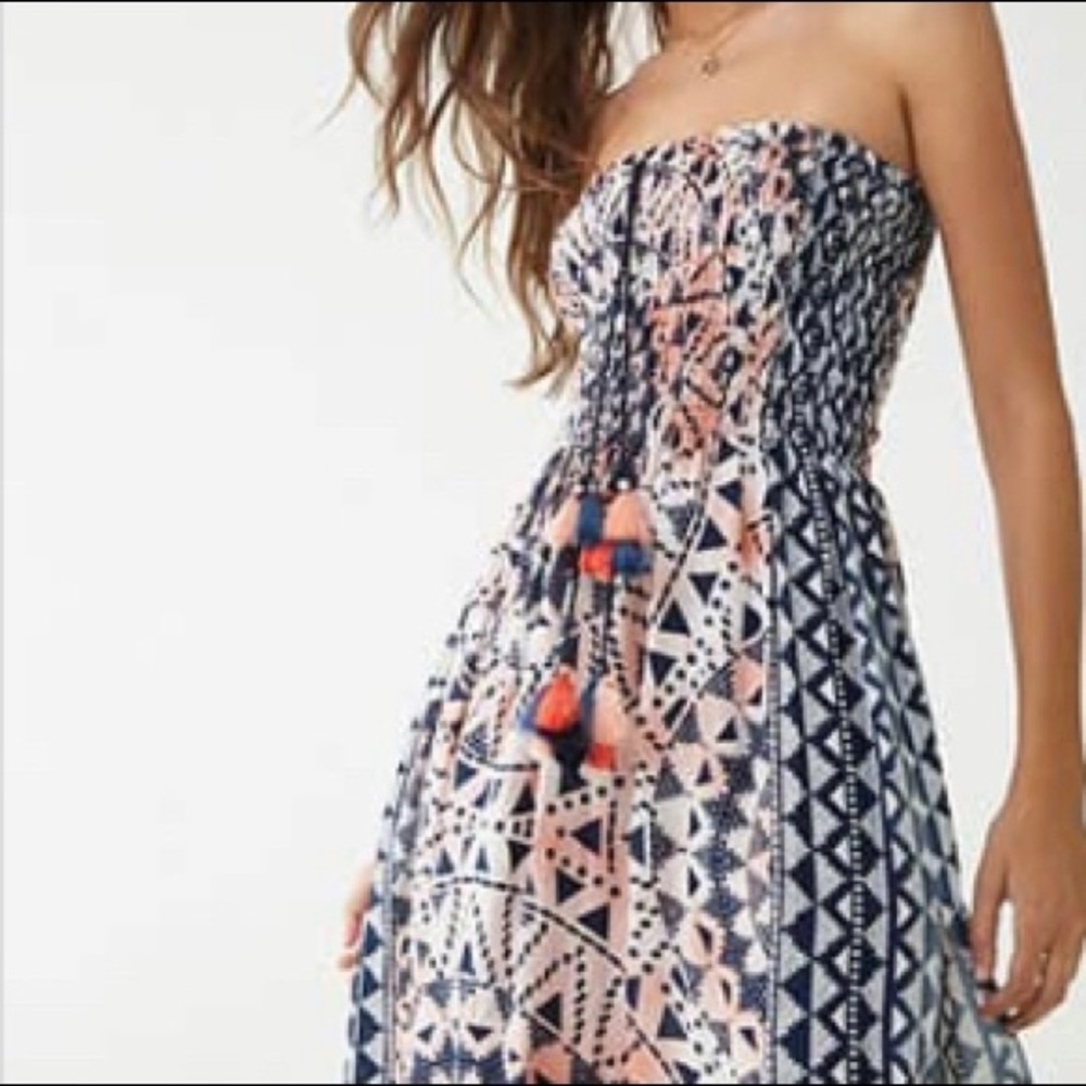 vintage Havana medallion print maxi dress